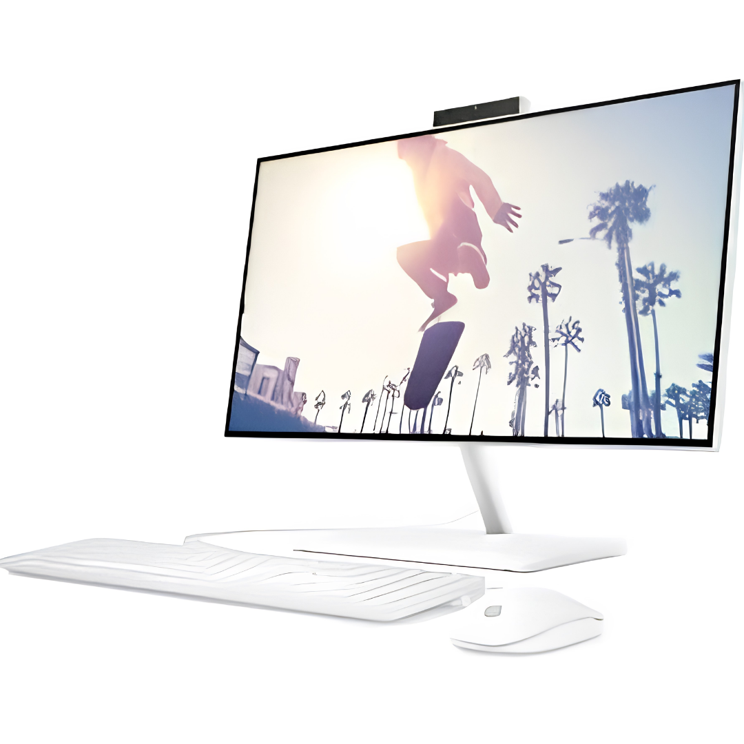 HP AIO 24-CB1023NH COREI5-1235U | 8GB\512GB | 23.8" TOUCH | DOS| WHITE - Image 2