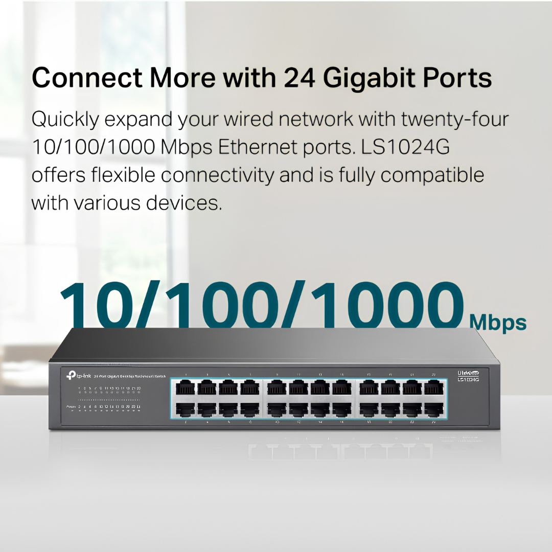 TP-LINK 24-PORT GIGABIT DESKTOP SWITCH - Image 3