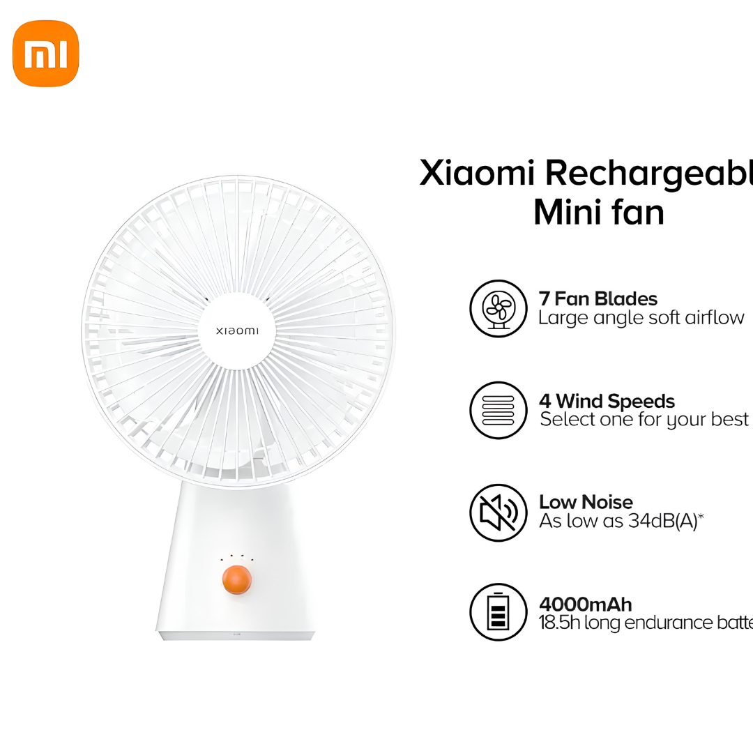 XIAOMI RECHARGEABLE MINI FAN GL - Image 2